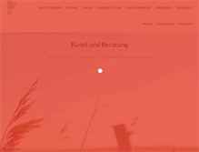 Tablet Screenshot of kunst-und-beratung.com
